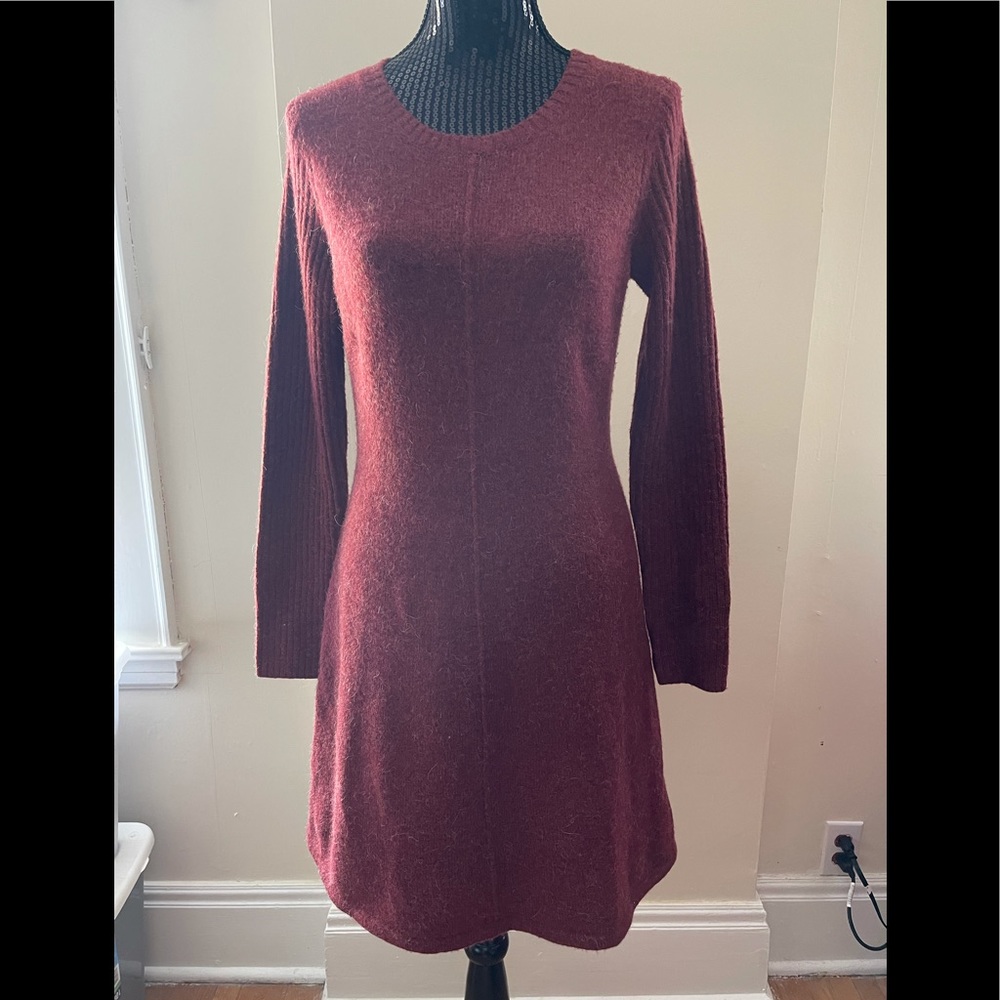 Kaisely Rust Red Knitted Dress Size Medium